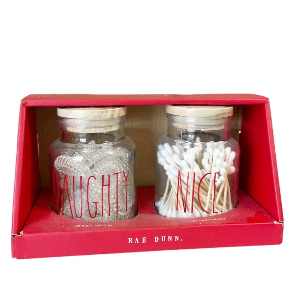 NEW Rae Dunn NAUGHTY & NICE Boxed Set 🎄🎅🏻🎄